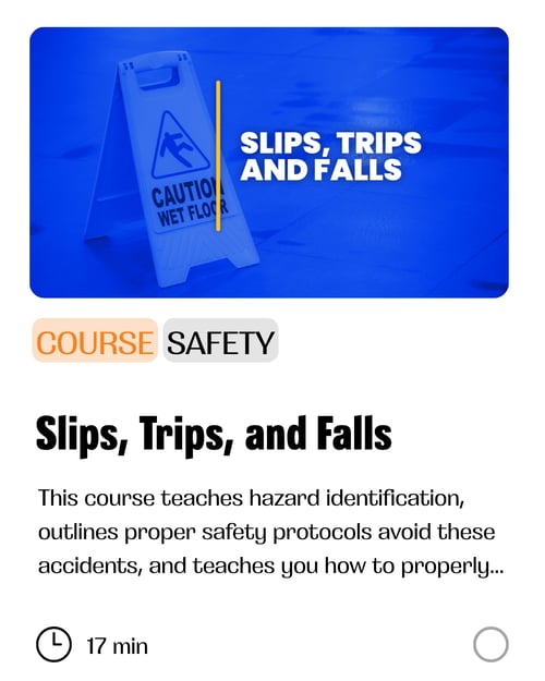 Course Card-slips-trips