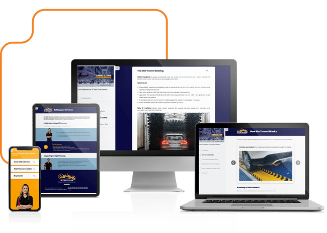 course templates mockup 2 line