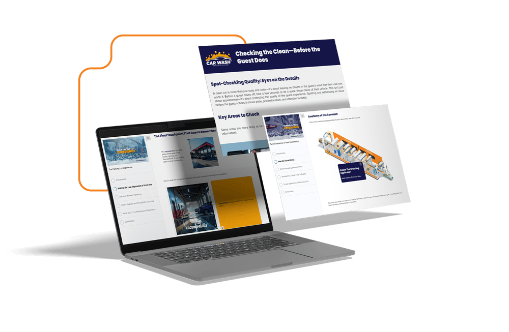 course templates mockup 4 line